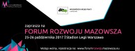 Obrazek dla: Współpraca rozwój wdrażanie - 8. Forum Rozwoju Mazowsza już 25-26 października w Warszawie