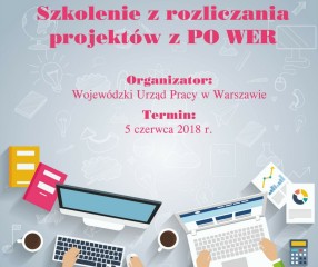 Zdjęcie artykułu Szkolenie z rozliczania projektów realizowanych z PO WER